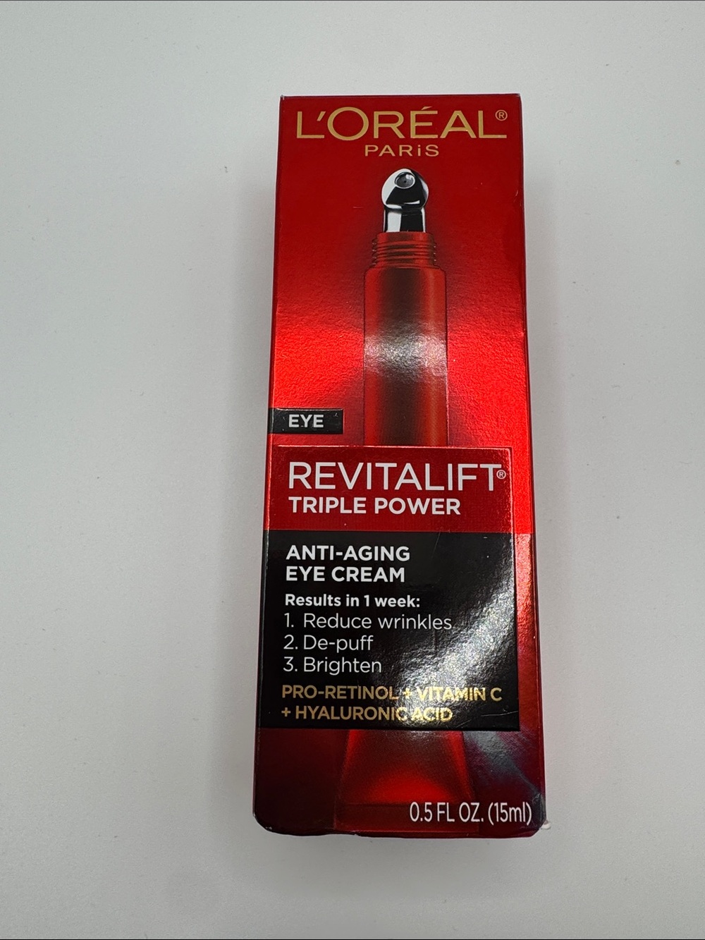 L'Oreal Red Revitalift Triple Power Eye Cream